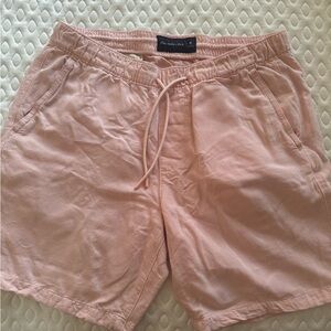 Abercrombie & Fitch Pink Drawstring Shorts